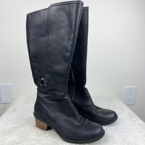 Women's Black Leather Boots